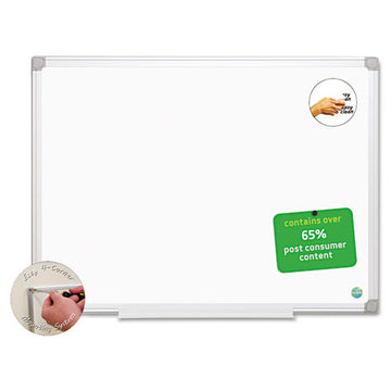 MasterVision® Earth Easy-clean Dry Erase Board, White-silver, 24x36 freeshipping - TVN Wholesale